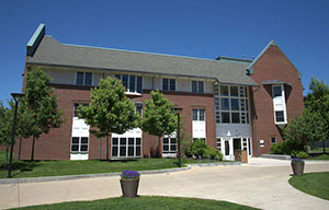 exterior of suite style building