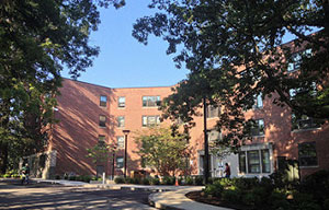 exterior of traditional residential hall